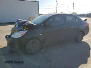 2017 Mitsubishi Mirage ES z VIN ML32F3FJ5HHF09271, wystawiony jako Copart lot #53165695 z przebiegiem 148 086 mil mil oraz Szkody całkowita. Historia ofert i sprzedaży dostępna na DreamBid. Obrazek 1.