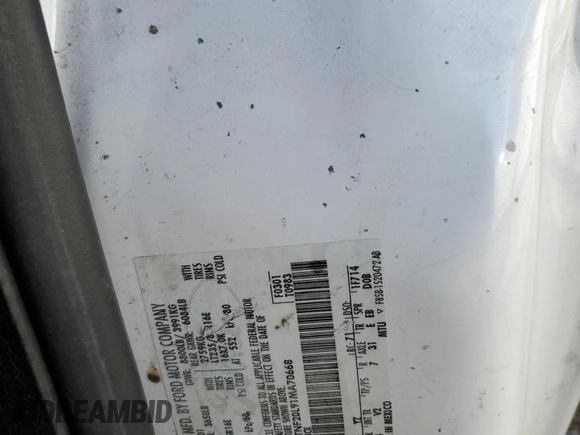 2001 Ford F-250 XL z VIN 3FTNF20L91MA70668, wystawiony jako Copart lot #70342064 z przebiegiem 190 065 mil mil oraz Szkoda całkowita • Salvage title. Historia ofert i sprzedaży dostępna na DreamBid. Obrazek 12.