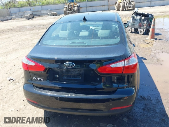 2015 Kia Forte LX with VIN KNAFK4A63F5419614, listed as a IAAI auction lot 42046799 with 117,596 mi miles. Bid and sale history available at carsss.com. Image 16.