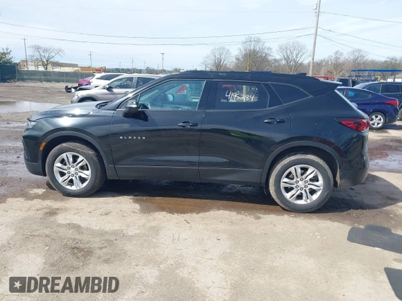 2021 Chevrolet Blazer LT with VIN 3GNKBCRS4MS527506, listed as a IAAI auction lot 41952184 with 76,883 mi miles and . Bid and sale history available at DreamBid. Image 14.