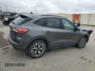 2020 Ford Escape SE Sport Hybrid with VIN 1FMCU0BZ7LUB70460, listed as a Copart auction lot 55623925 with 63,550 mi miles and Salvage title. Bid and sale history available at DreamBid. Image 3.