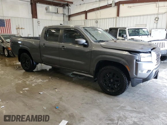 2023 Nissan Frontier SV with VIN 1N6ED1FK0PN636758, listed as a Copart auction lot 70601224 with 19,997 mi miles and Salvage Title. Bid and sale history available at carsss.com. Image 4.