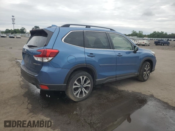 2021 Subaru Forester Limited with VIN JF2SKASC4MH474980, listed as a Copart auction lot 60740335 with 19,622 mi miles and Salvage title. Bid and sale history available at DreamBid. Image 3.