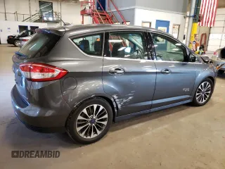 2017 Ford C-Max Energi Titanium with VIN 1FADP5FU2HL104395, listed as a Copart auction lot 58899174 with 113,745 mi miles and Salvage Title. Bid and sale history available at carsss.com. Image 3.