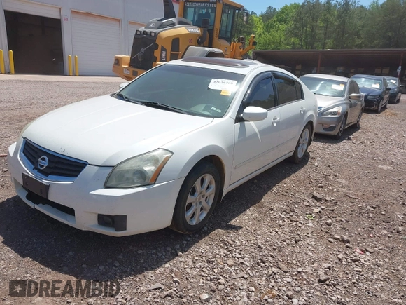 2008 Nissan Maxima 3.5 SL with VIN 1N4BA41E58C821358, listed as a IAAI auction lot 42036760 with 254,464 mi miles. Bid and sale history available at carsss.com. Image 2.