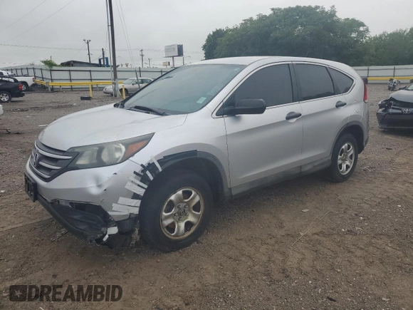 2013 Honda CR-V LX with VIN 2HKRM4H3XDH655552, listed as a Copart auction lot 57607065 with 159,871 mi miles and Salvage title. Bid and sale history available at DreamBid. Image 1.