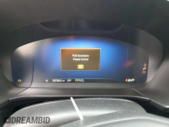 2020 Ford Escape SE Sport Hybrid with VIN 1FMCU0BZ8LUB69835, listed as a Copart auction lot 55128915 with 55,736 mi miles and Salvage title. Bid and sale history available at DreamBid. Image 9.