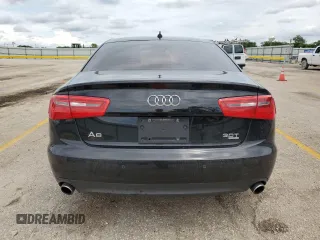 2012 Audi A6 Premium Plus with VIN WAUGGAFC8CN071789, listed as a Copart auction lot 53556854 with 147,563 mi miles and Salvage title. Bid and sale history available at DreamBid. Image 6.