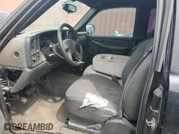 2005 Chevrolet Silverado 1500 Work Truck with VIN 1GCEC19X45Z315745, listed as a Copart auction lot 56436765 with 167,926 mi miles and Salvage Title. Bid and sale history available at DreamBid. Image 7.