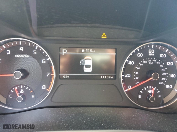 2022 Kia Forte LXS with VIN 3KPF24AD2NE418524, listed as a Copart auction lot 48969215 with 11,137 mi miles and Salvage Title. Bid and sale history available at carsss.com. Image 9.