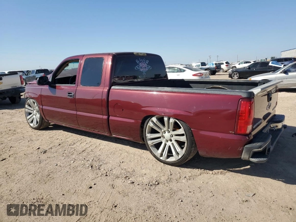 2003 Chevrolet Silverado 1500 with VIN 2GCEC19V431364982, listed as a Copart auction lot 74125874 with 201,183 mi miles and Salvage Title. Bid and sale history available at carsss.com. Image 2.