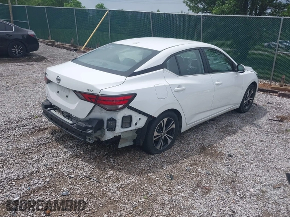 2023 Nissan Sentra SV with VIN 3N1AB8CV3PY223222, listed as a IAAI auction lot 42154578 with 24,943 mi miles and . Bid and sale history available at DreamBid. Image 4.