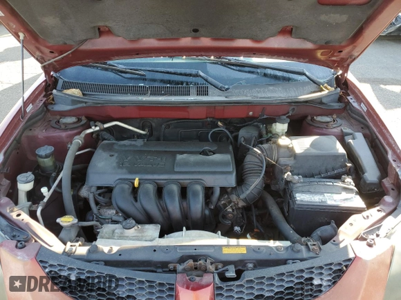 2004 Pontiac Vibe with VIN 5Y2SL62824Z445508, listed as a Copart auction lot 76160704 with 188,656 mi miles and Salvage Title. Bid and sale history available at carsss.com. Image 12.