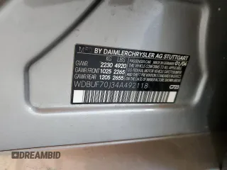 2004 Mercedes-Benz E 500 z VIN WDBUF70J34A492118, wystawiony jako Copart lot #56746975 z przebiegiem 109 871 mil mil oraz Szkoda całkowita • Salvage title. Historia ofert i sprzedaży dostępna na DreamBid. Obrazek 12.