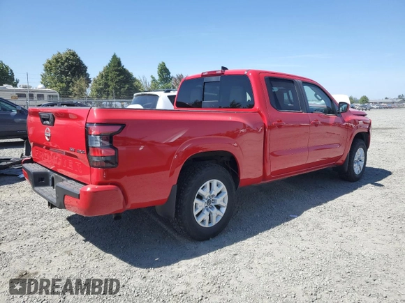 2023 Nissan Frontier SV with VIN 1N6ED1FK8PN612661, listed as a Copart auction lot 69260674 with 23,478 mi miles and Salvage Title. Bid and sale history available at carsss.com. Image 3.