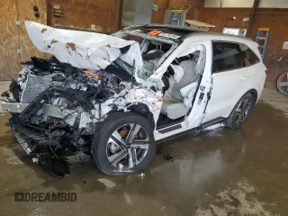 2023 Kia Sorento Hybrid EX with VIN KNDRHDLG9P5141081, listed as a Copart auction lot 65114294 with 0 mi miles and Salvage Title. Bid and sale history available at carsss.com. Image 1.