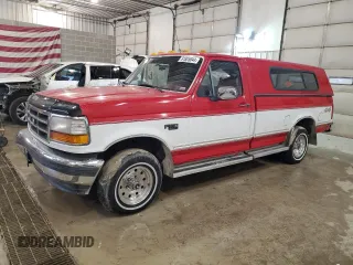 1995 Ford F-150 with VIN 1FTEF14N7SLC00309, listed as a Copart auction lot 81805044 with 94,407 mi miles and Salvage Title. Bid and sale history available at carsss.com. Image 1.