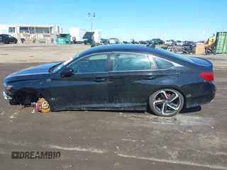 2019 Honda Accord Sedan Sport 1.5T with VIN 1HGCV1F36KA142258, listed as a IAAI auction lot 41811980 with 91,424 mi miles. Bid and sale history available at carsss.com. Image 14.