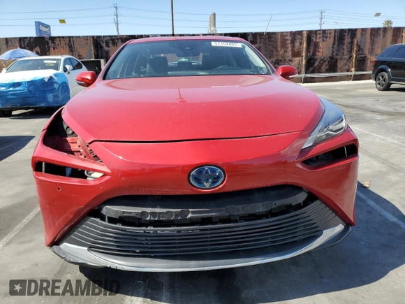 2021 Toyota Mirai XLE with VIN JTDAAAAA2MA003464, listed as a Copart auction lot 57154465 with 23,289 mi miles and Salvage title. Bid and sale history available at DreamBid. Image 5.