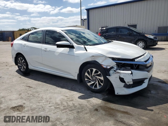 2016 Honda Civic EX with VIN 19XFC2F75GE089051, listed as a Copart auction lot 55036395 with 114,112 mi miles and Salvage Title. Bid and sale history available at DreamBid. Image 4.