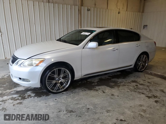 2006 Lexus GS 300 with VIN JTHCH96SX60013834, listed as a Copart auction lot 44861775 with 220,253 mi miles and Clean Title. Bid and sale history available at carsss.com. Image 1.