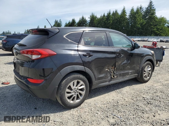 2017 Hyundai Tucson SE z VIN KM8J23A4XHU396438, wystawiony jako Copart lot #59636915 z przebiegiem 36 493 mil mil oraz Szkoda całkowita • Salvage title. Historia ofert i sprzedaży dostępna na DreamBid. Obrazek 3.