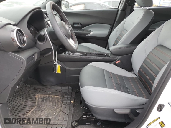 2024 Nissan Kicks SR with VIN 3N1CP5DV2RL490973, listed as a Copart auction lot 50377055 with 3,408 mi miles and Salvage Title. Bid and sale history available at DreamBid. Image 7.