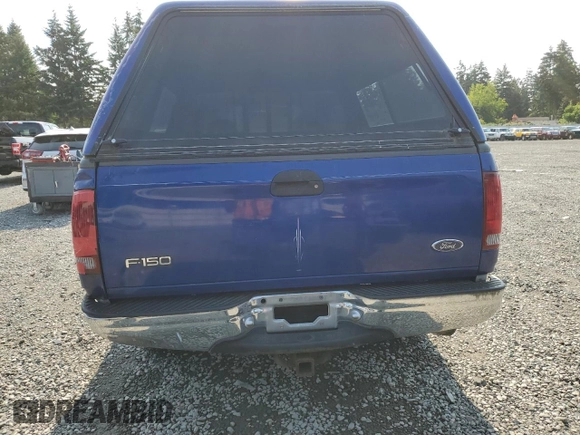 1998 Ford F-150 with VIN 1FTZX1765WKA33379, listed as a Copart auction lot 62009135 with 152,607 mi miles and Salvage title. Bid and sale history available at DreamBid. Image 6.