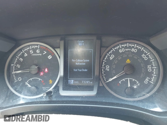2020 Toyota Tacoma SR5 with VIN 3TMCZ5AN7LM341505, listed as a IAAI auction lot 42430647 with 73,285 mi miles and . Bid and sale history available at DreamBid. Image 7.