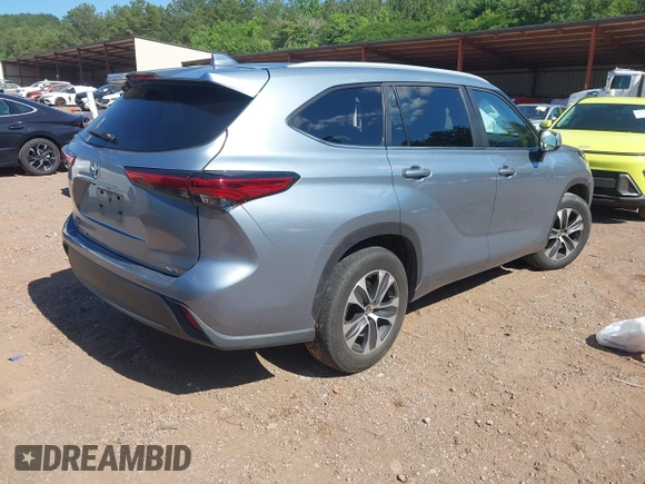 2023 Toyota Highlander L with VIN 5TDKDRAH7PS038449, listed as a IAAI auction lot 42298596 with 112,275 mi miles and . Bid and sale history available at DreamBid. Image 4.