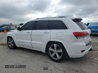 2016 Jeep Grand Cherokee Overland z VIN 1C4RJFCG1GC377512, wystawiony jako Copart lot #62996785 z przebiegiem 160 718 mil mil oraz Szkoda całkowita • Salvage title. Historia ofert i sprzedaży dostępna na DreamBid. Obrazek 2.