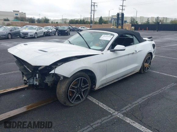 2020 Ford Mustang EcoBoost with VIN 1FATP8UH1L5114464, listed as a IAAI auction lot 41611456 with Not Provided miles and . Bid and sale history available at DreamBid. Image 2.