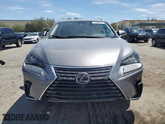 2019 Lexus NX 300 with VIN JTJBARBZXK2194319, listed as a Copart auction lot 57480415 with 91,407 mi miles and Salvage title. Bid and sale history available at DreamBid. Image 5.