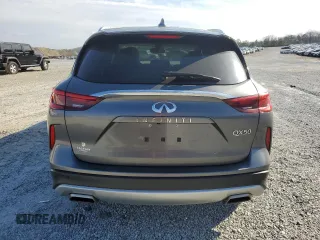 2021 Infiniti QX50 Luxe with VIN 3PCAJ5BA1MF126377, listed as a Copart auction lot 47115455 with 12,497 mi miles and Salvage title. Bid and sale history available at DreamBid. Image 6.