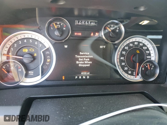2018 Ram 1500 Big Horn with VIN 1C6RR6GTXJS123544, listed as a Copart auction lot 49688655 with 43,103 mi miles and Salvage title. Bid and sale history available at DreamBid. Image 9.
