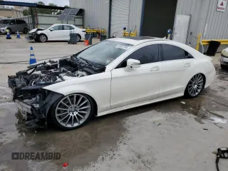 2016 Mercedes-Benz CLS-Class CLS 550 with VIN WDDLJ7DB6GA160750, listed as a Copart auction lot 53524704 with 0 mi miles and Salvage Title. Bid and sale history available at carsss.com. Image 1.