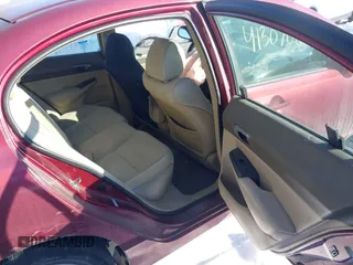 2007 Honda Civic Sdn LX with VIN 1HGFA16577L139830, listed as a IAAI auction lot 41307086 with 1 mi miles. Bid and sale history available at carsss.com. Image 8.