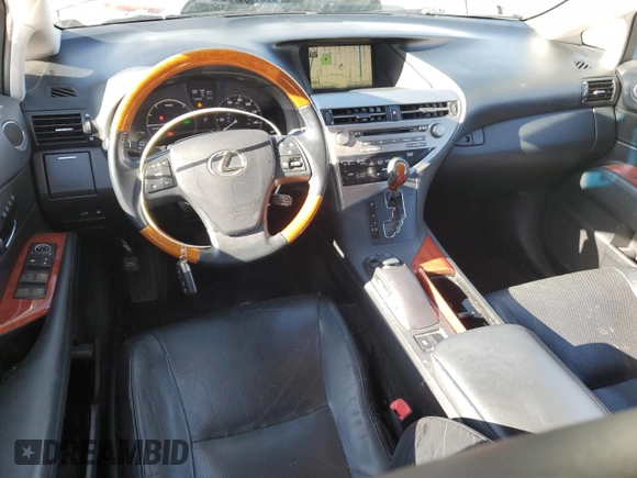 2010 Lexus RX 450h with VIN JTJBC1BA9A2023078, listed as a Copart auction lot 48934725 with 140,318 mi miles and Salvage Title. Bid and sale history available at DreamBid. Image 8.