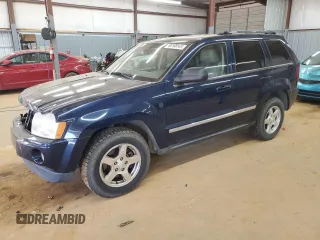 2006 Jeep Grand Cherokee Limited with VIN 1J4HR58N16C117898, listed as a Copart auction lot 46188145 with 164,381 mi miles and Salvage title. Bid and sale history available at DreamBid. Image 1.