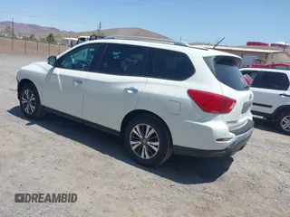 2017 Nissan Pathfinder SL with VIN 5N1DR2MM1HC636397, listed as a IAAI auction lot 42404379 with 135,858 mi miles and . Bid and sale history available at DreamBid. Image 3.
