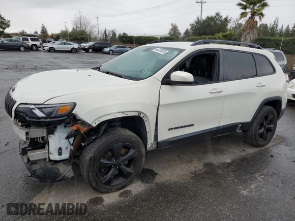 2019 Jeep Cherokee Latitude Plus with VIN 1C4PJMLB3KD365249, listed as a Copart auction lot 48335505 with 121,461 mi miles and Salvage Title. Bid and sale history available at carsss.com. Image 1.