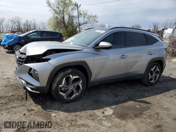 2022 Hyundai Tucson SEL Convenience with VIN KM8JFCA1XNU036219, listed as a Copart auction lot 51356645 with 38,719 mi miles and Salvage Title. Bid and sale history available at carsss.com. Image 1.