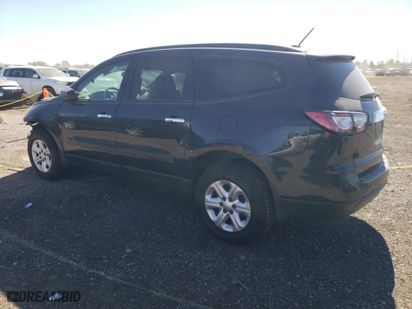 2015 Chevrolet Traverse LS with VIN 1GNKRFKD1FJ168130, listed as a Copart auction lot 74000824 with 0 mi miles and Salvage Title. Bid and sale history available at carsss.com. Image 2.