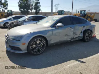 2018 Audi A7 Premium Plus with VIN WAUW3AFC1JN026763, listed as a Copart auction lot 65809155 with 108,936 mi miles and Salvage title. Bid and sale history available at DreamBid. Image 1.