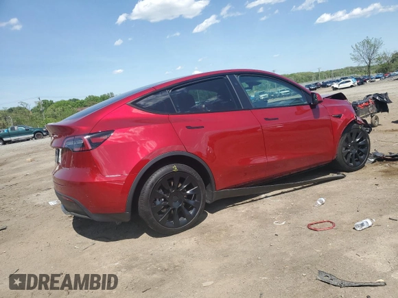 2024 Tesla Model Y Long Range z VIN 7SAYGDEE6RA261108, wystawiony jako Copart lot #55252805 z przebiegiem 16 932 mil mil oraz Szkoda całkowita • Salvage title. Historia ofert i sprzedaży dostępna na DreamBid. Obrazek 3.
