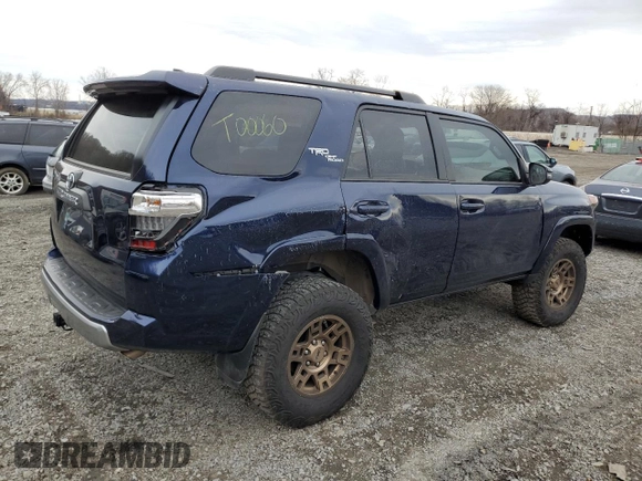 2024 Toyota 4Runner TRD Off Road with VIN JTERU5JR9R6252468, listed as a Copart auction lot 52028995 with 13,754 mi miles and Salvage title. Bid and sale history available at DreamBid. Image 3.