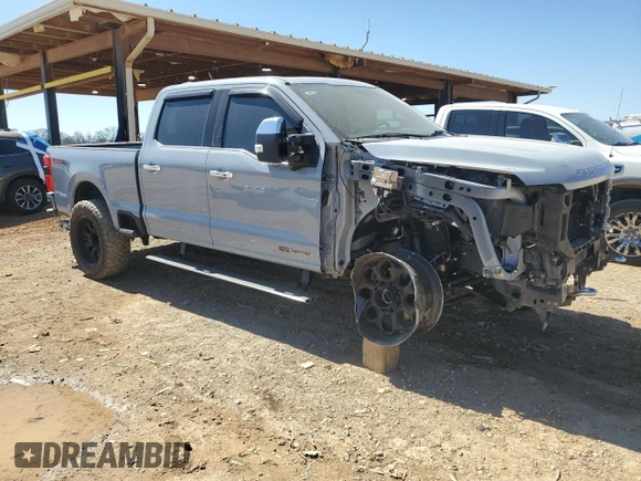 2024 Ford Super Duty F-250 SRW XL with VIN 1FT8W2BT1REC88275, listed as a Copart auction lot 47841425 with 0 mi miles and Salvage Title. Bid and sale history available at carsss.com. Image 4.