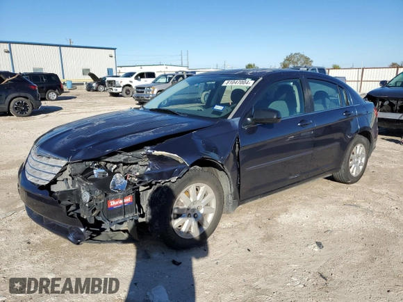 2008 Chrysler Sebring LX with VIN 1C3LC46K48N208793, listed as a Copart auction lot 81047004 with 167,791 mi miles and Salvage Title. Bid and sale history available at carsss.com. Image 1.