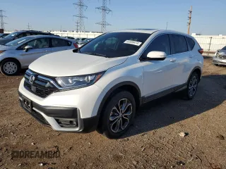 2022 Honda CR-V EX z VIN 7FARW2H58NE009740, wystawiony jako Copart lot #53057415 z przebiegiem 25 211 mil mil oraz Szkoda całkowita • Salvage title. Historia ofert i sprzedaży dostępna na DreamBid. Obrazek 1.