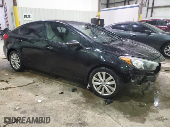 2016 Kia Forte LX with VIN KNAFX4A66G5504272, listed as a Copart auction lot 42122615 with 126,645 mi miles and Salvage Title. Bid and sale history available at carsss.com. Image 4.